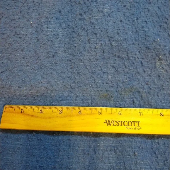 Vintage Blue Purple Acrylic Twin Blanket‎ Satin Trim 86x74 - Picture 8 of 10